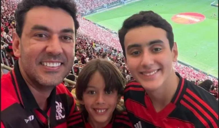 Thales Machado e filhos