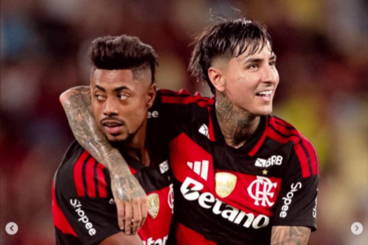 Bruno Henrique e Pulgar - Instagram
