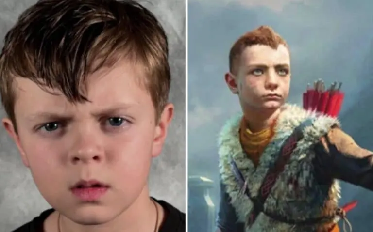 Callum Vinson como Atreus - Meg Vinson; Sony/Amazon