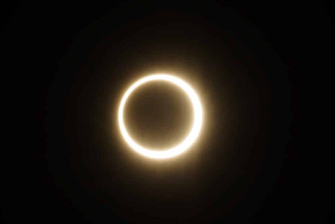eclipse solar anular Anel de Fogo
