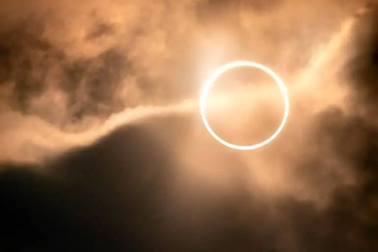 eclipse solar anular Anel de Fogo