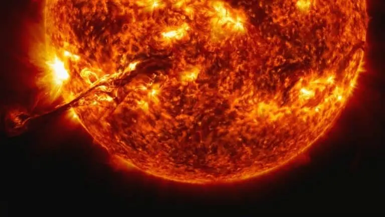 erupção solar