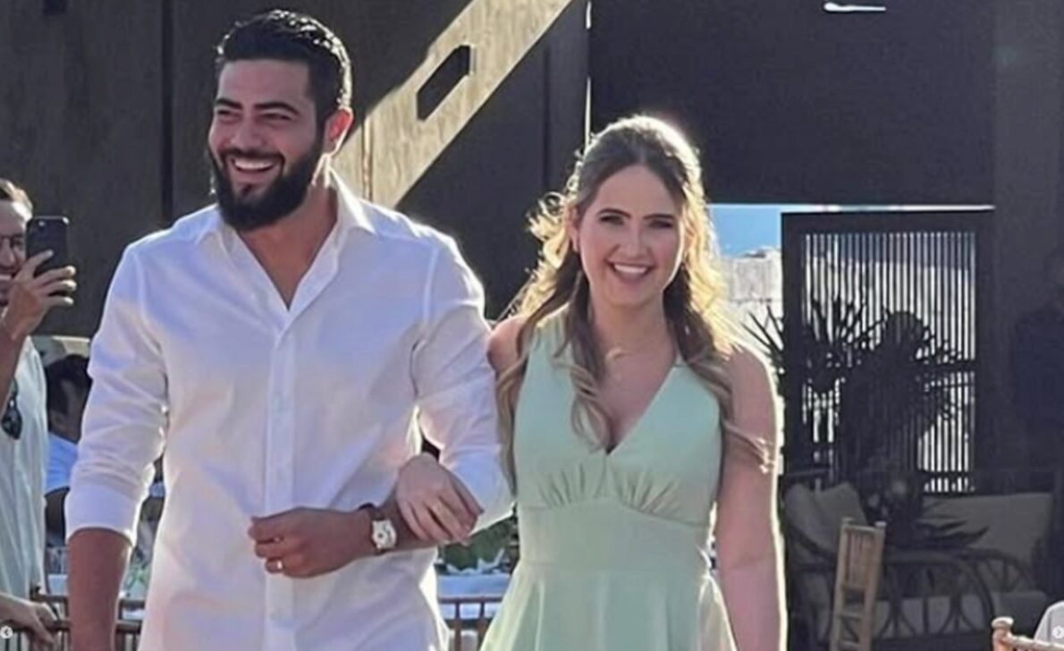 Henrique e sua esposa Amanda Vasconcelos - @amandavasconcelosbm