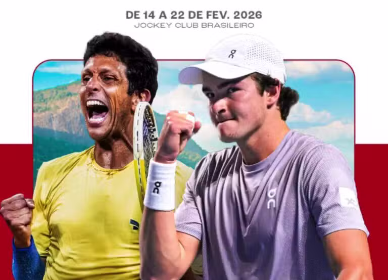 João Fonseca e Marcelo Melo - X.com/ Rio Open