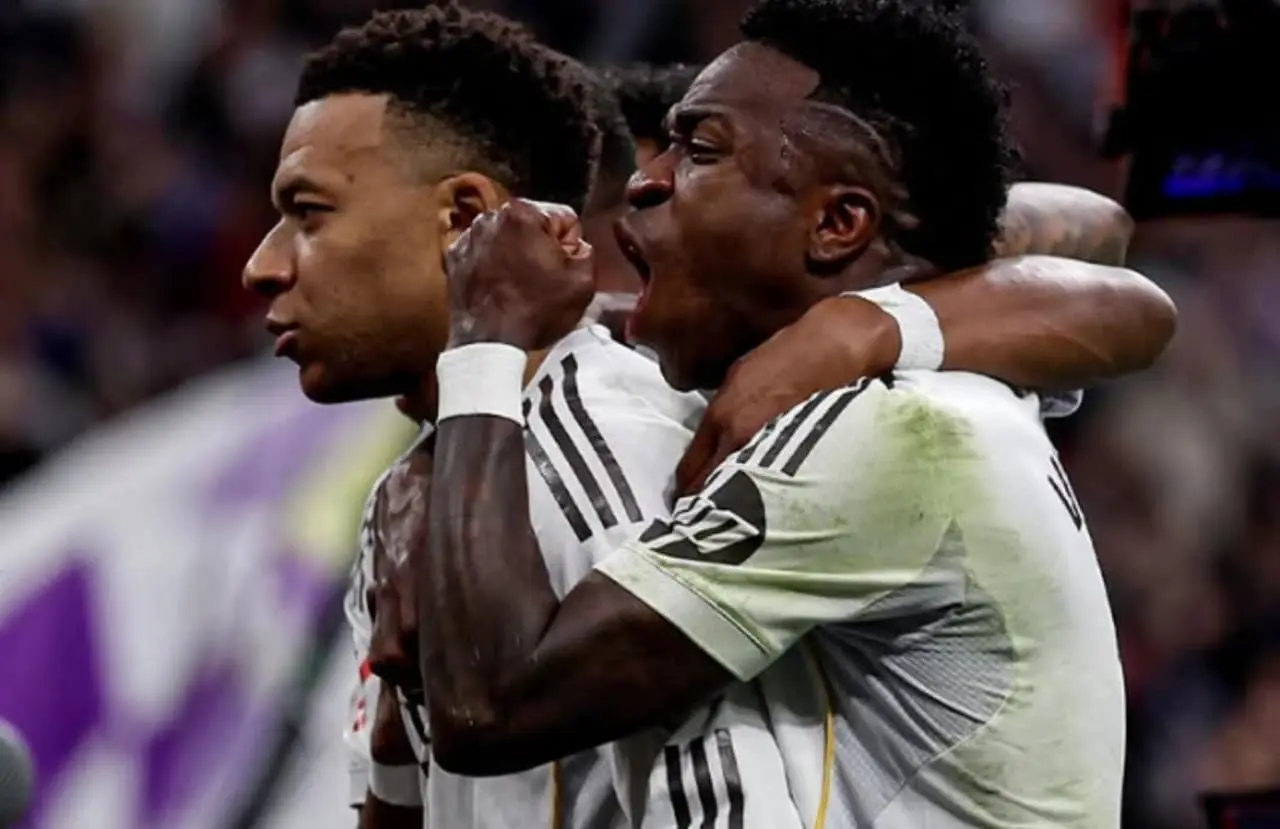 Mbappé e Vinícius Jr. - @realmadrid