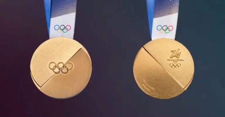 Medalha de ouro das Olímpiadas de inverno - Milão-Cortina 2026