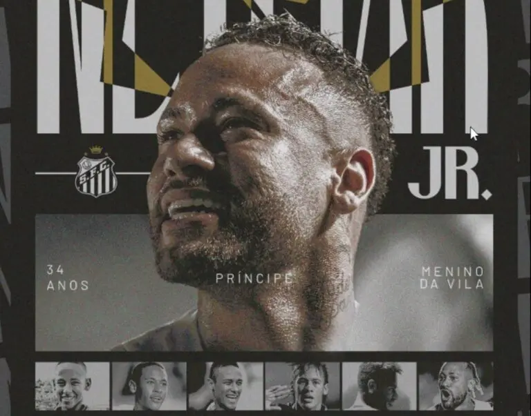 Neymar Jr - X.com/ Santos