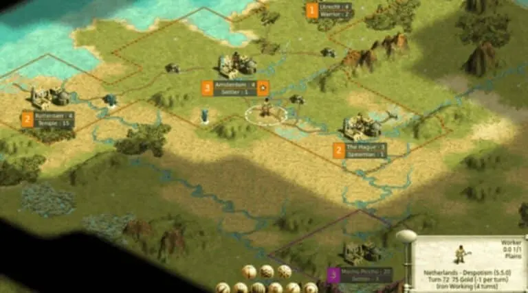 OpenCiv3 - reprodução