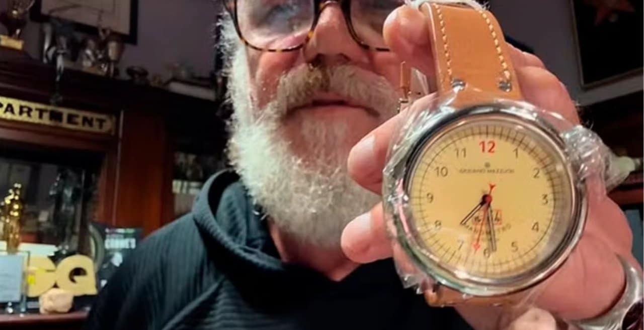 Russell Crowe em sua conta 'secreta' no TikTok - Reprodução