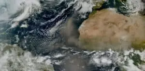 Ventos trazem poeira do Saara para o Brasil e afetam condições atmosféricas no Norte e Nordeste