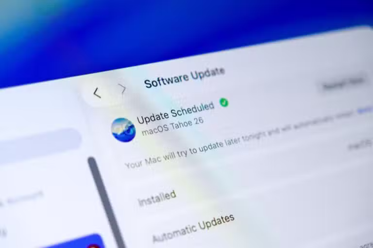 sistema operacional macOS Tahoe 26