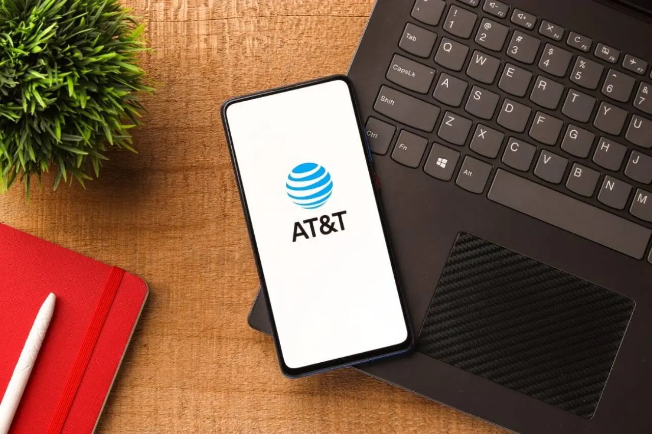 AT&T, agenda, notebook