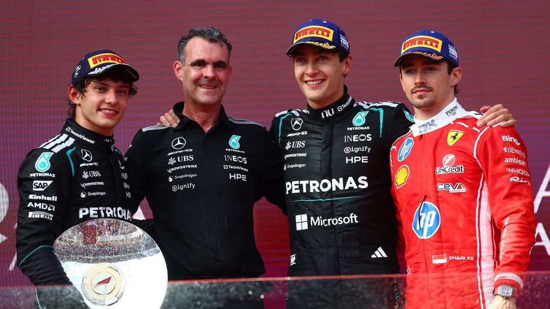 Antonelli, Russell e Leclerc