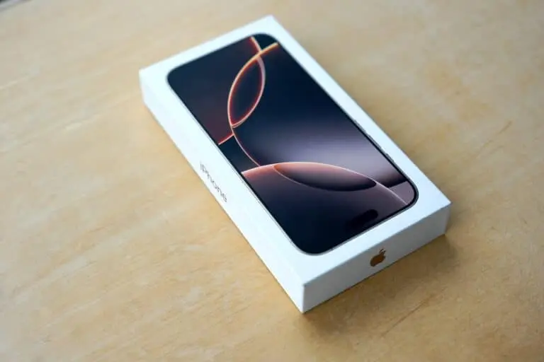 Apple, caixa, telefone