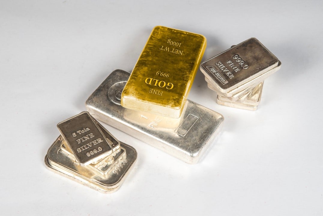 Barras de Ouro e Prata