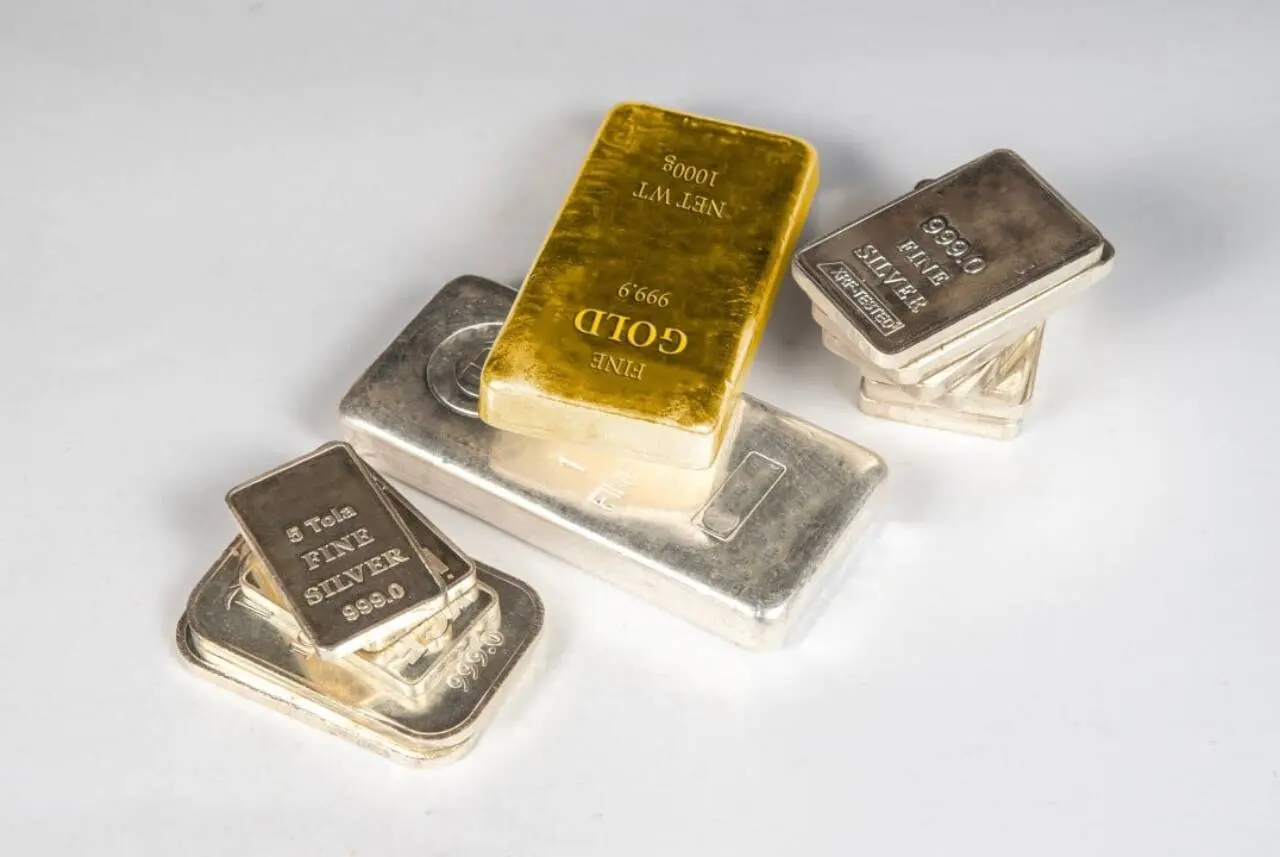 Barras de Ouro e Prata