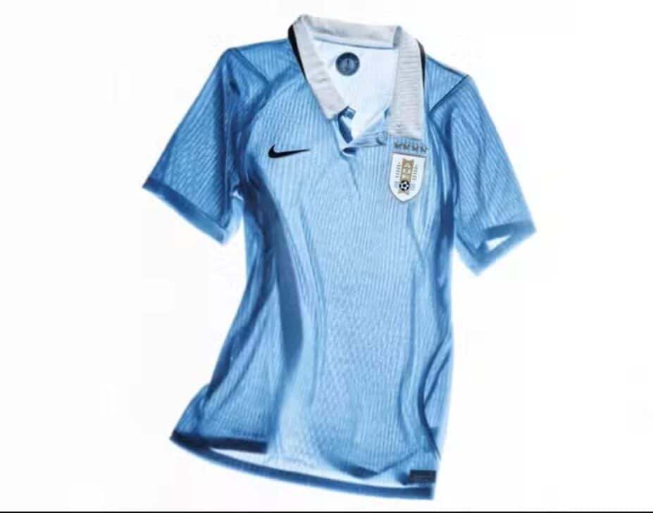 Camisa do Uruguai para a Copa do Mundo 2026