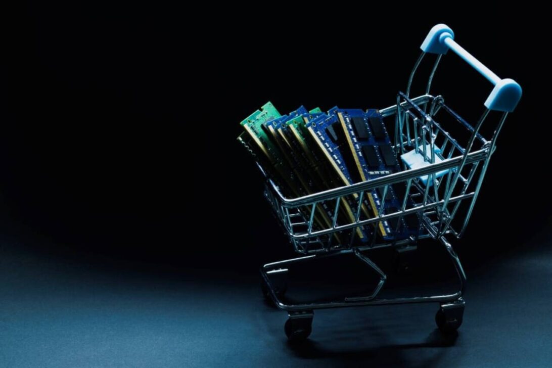 Carrinho de compra, memória RAM