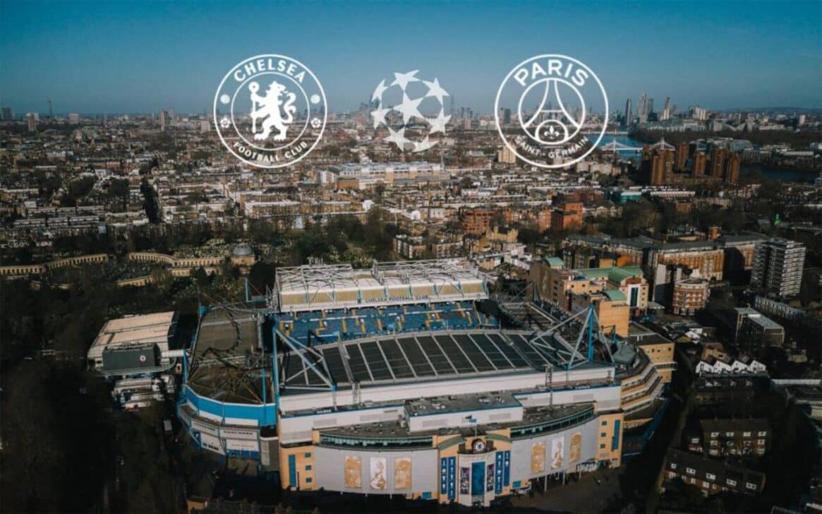 Chelsea x PSG no Stamford Bridge