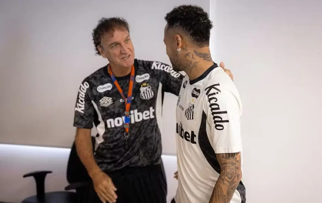 Cuca e Neymar