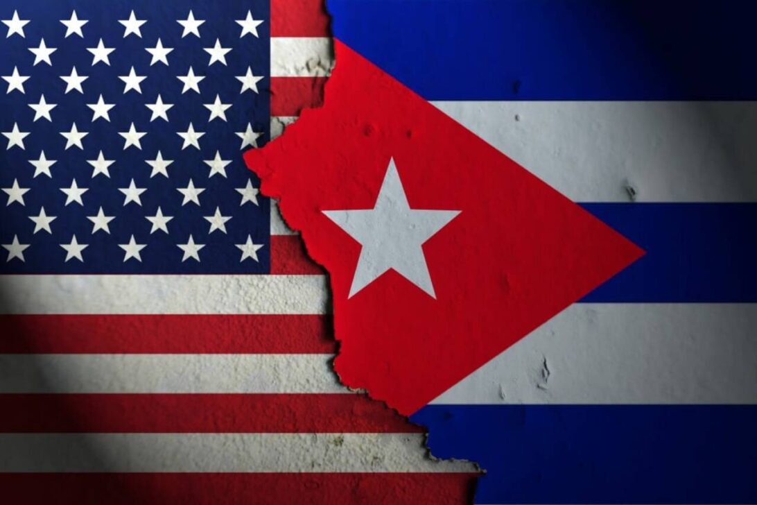 EUA X Cuba bandeira