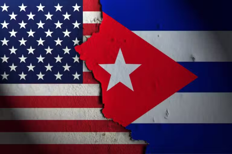 EUA X Cuba bandeira