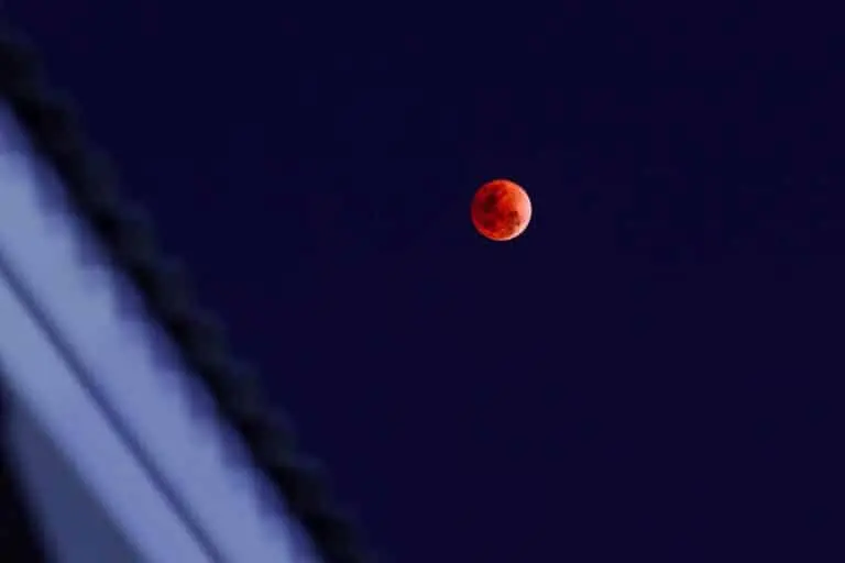 Eclipse lunar total, lua de sangue