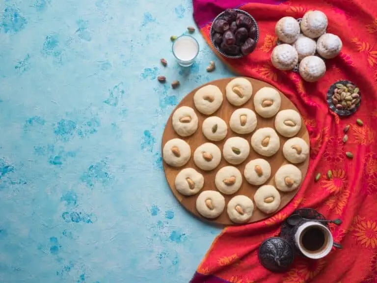 Eid come. Biscoitos da Festa Islâmica El Fitr