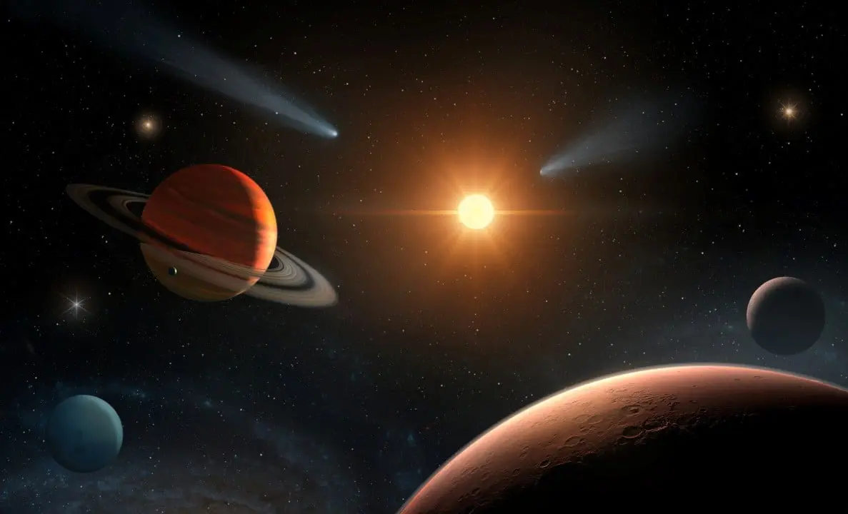 Espaço, planetas