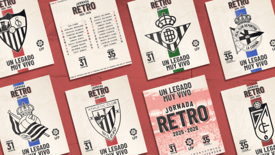LaLiga anuncia rodada retrô com uniformes inspirados em modelos clássicos