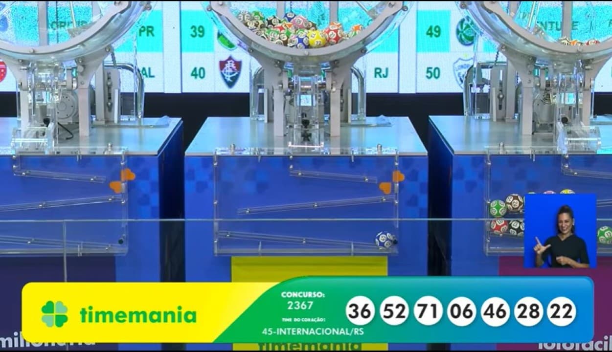 Resultado Timemania 2367