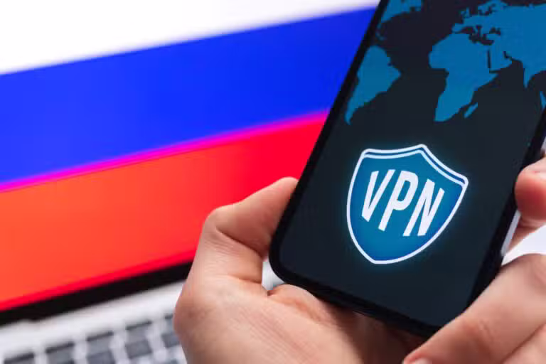VPN, bandeira da Rússia