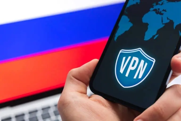 VPN, bandeira da Rússia