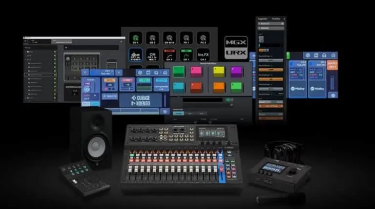 Yamaha séries MGX URX e processadores CC1