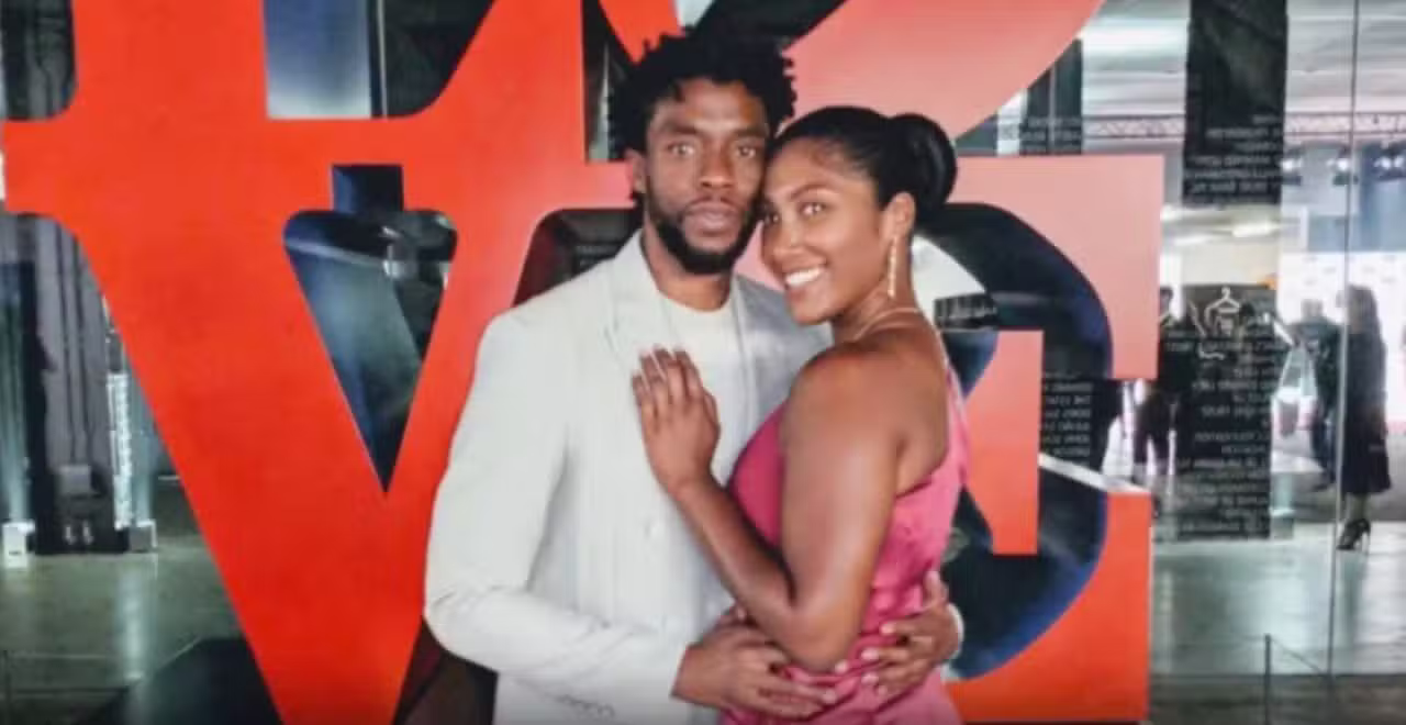 Chadwick Boseman e sua esposa, Simone Ledward Boseman - Pessoal