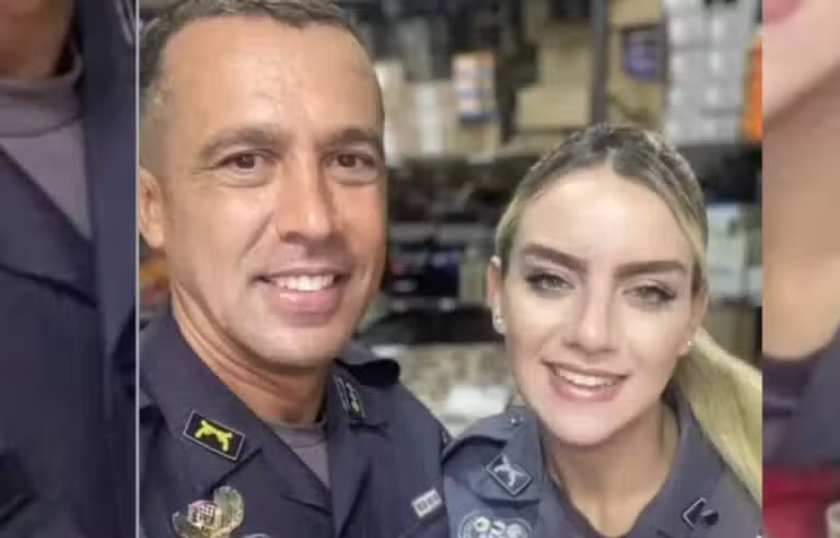 Coronel e Esposa PM - Arquivo