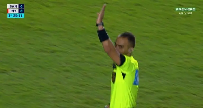 Gol anulado Gabigol - Globo