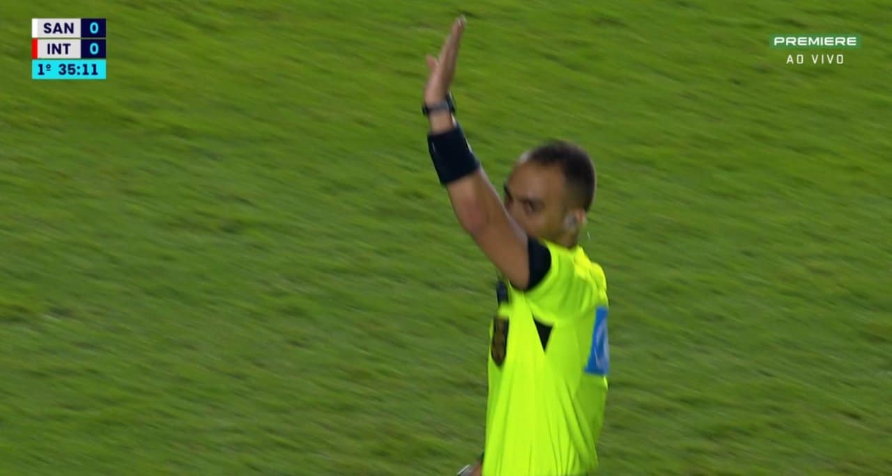Gol anulado Gabigol - Globo