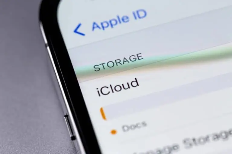 iCloud, armazenamento