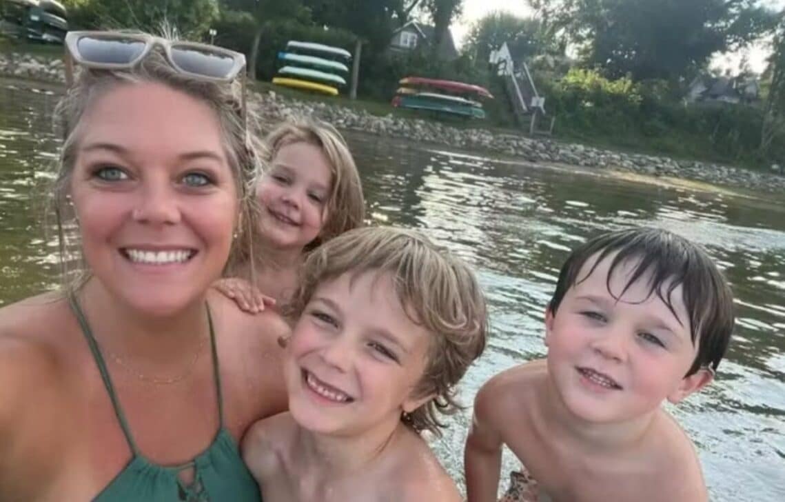 Jessi Pierce e os três filhos - Reprodução/ Instgram