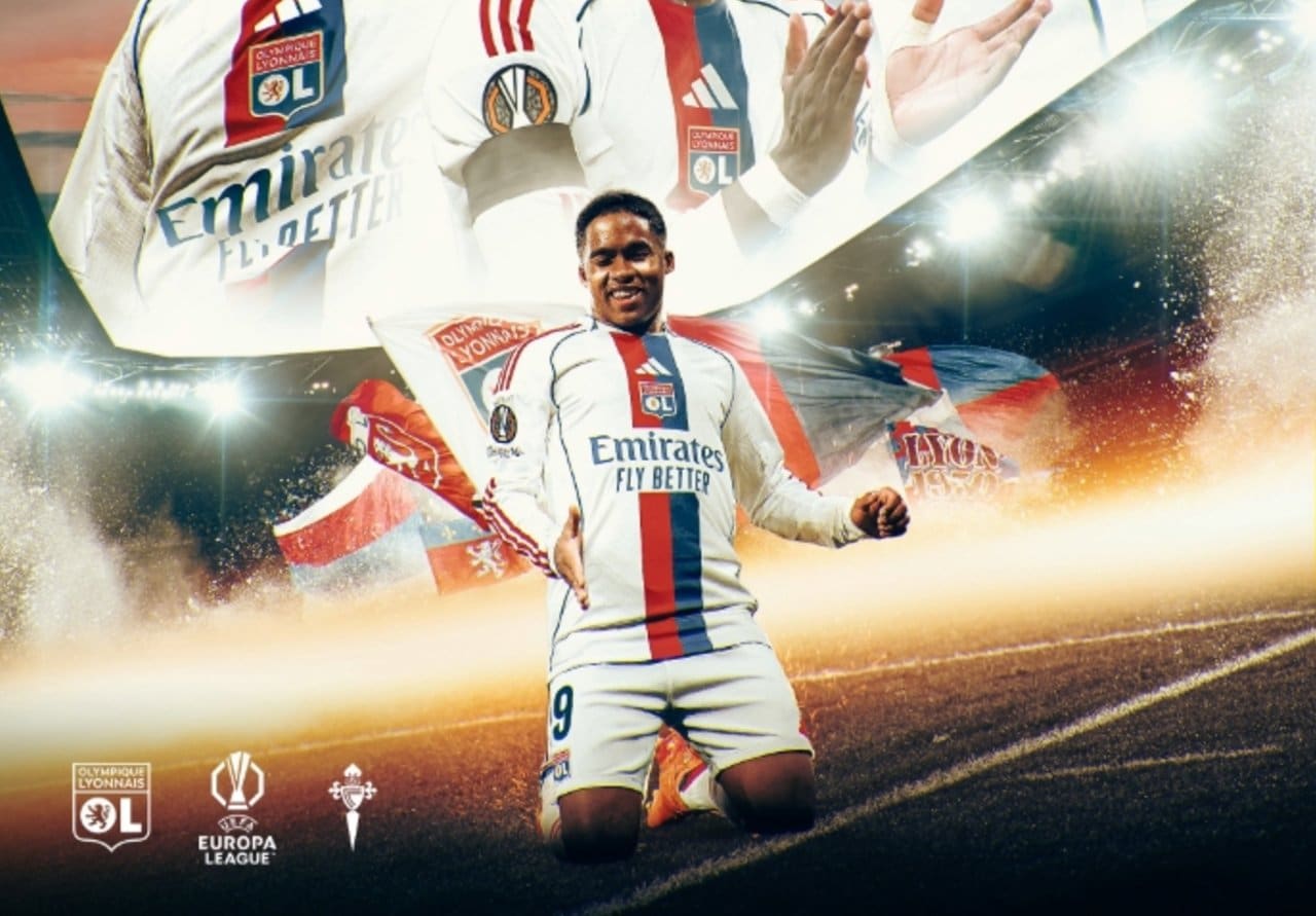 Lyon x Celta de Vigo - X.com/ Lyon
