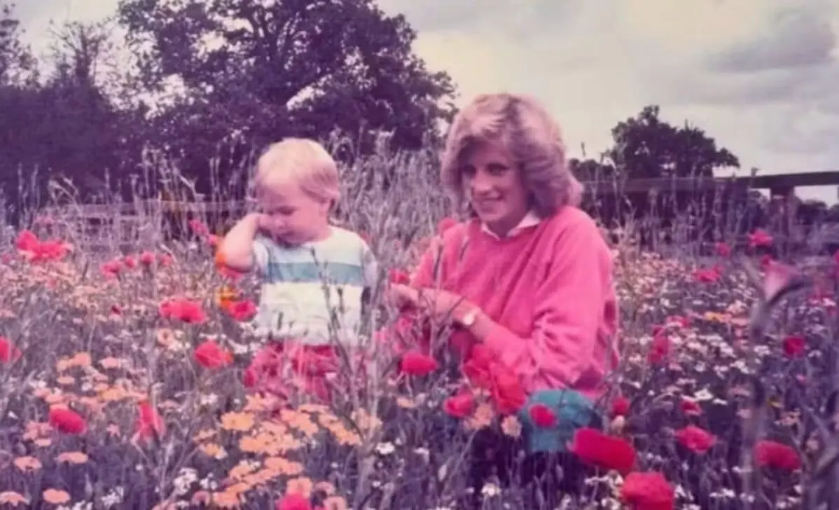 Príncipe William publica foto rara com princesa Diana — Reprodução/Instagram