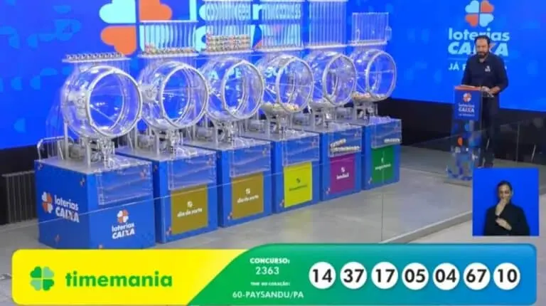Resultado Timemania 2363