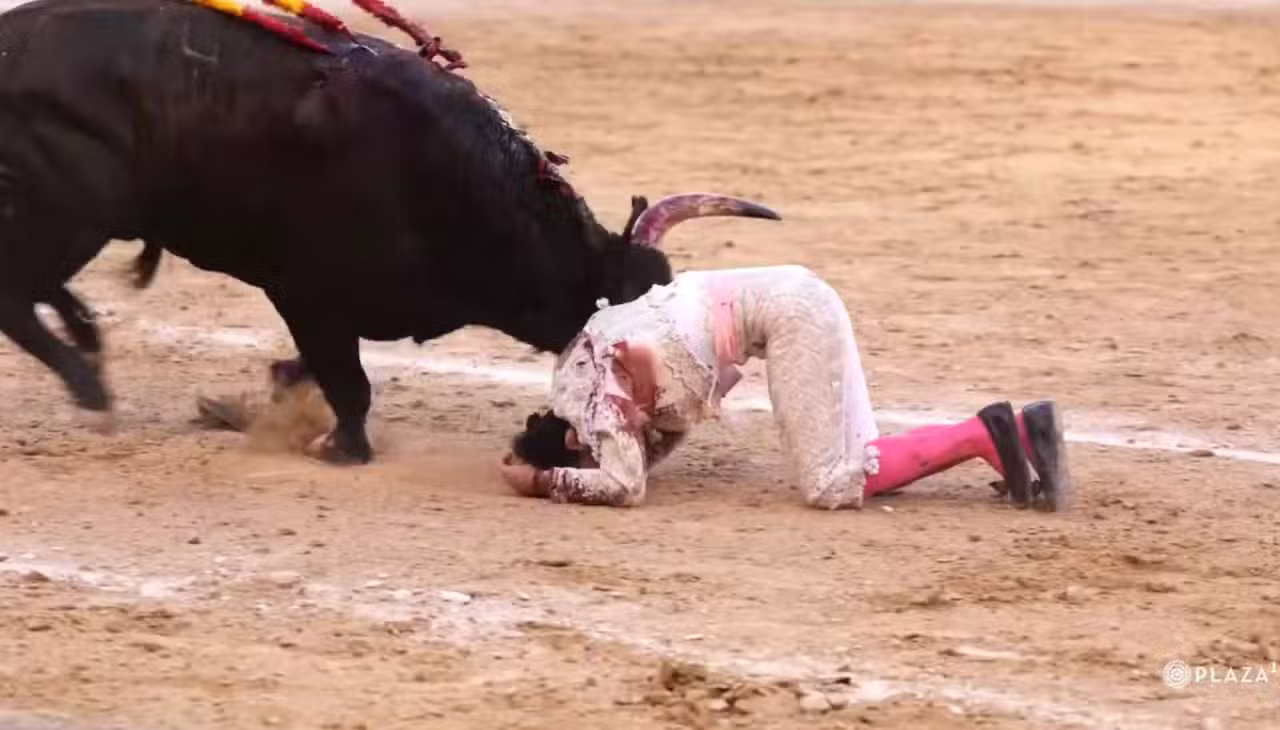 ristian Pérez gravemente ferido em Las Ventas - Divulgação