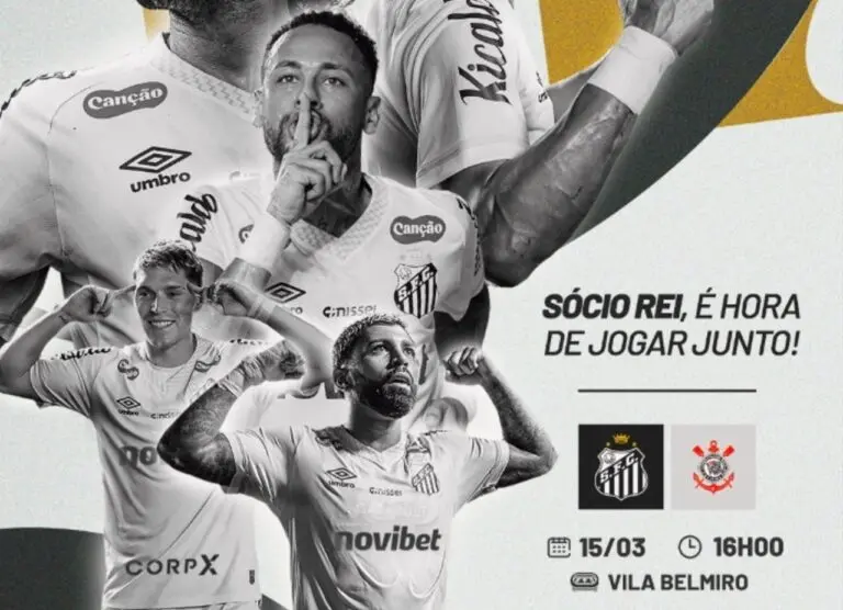Santos x Corinthians - X.com/ Santos