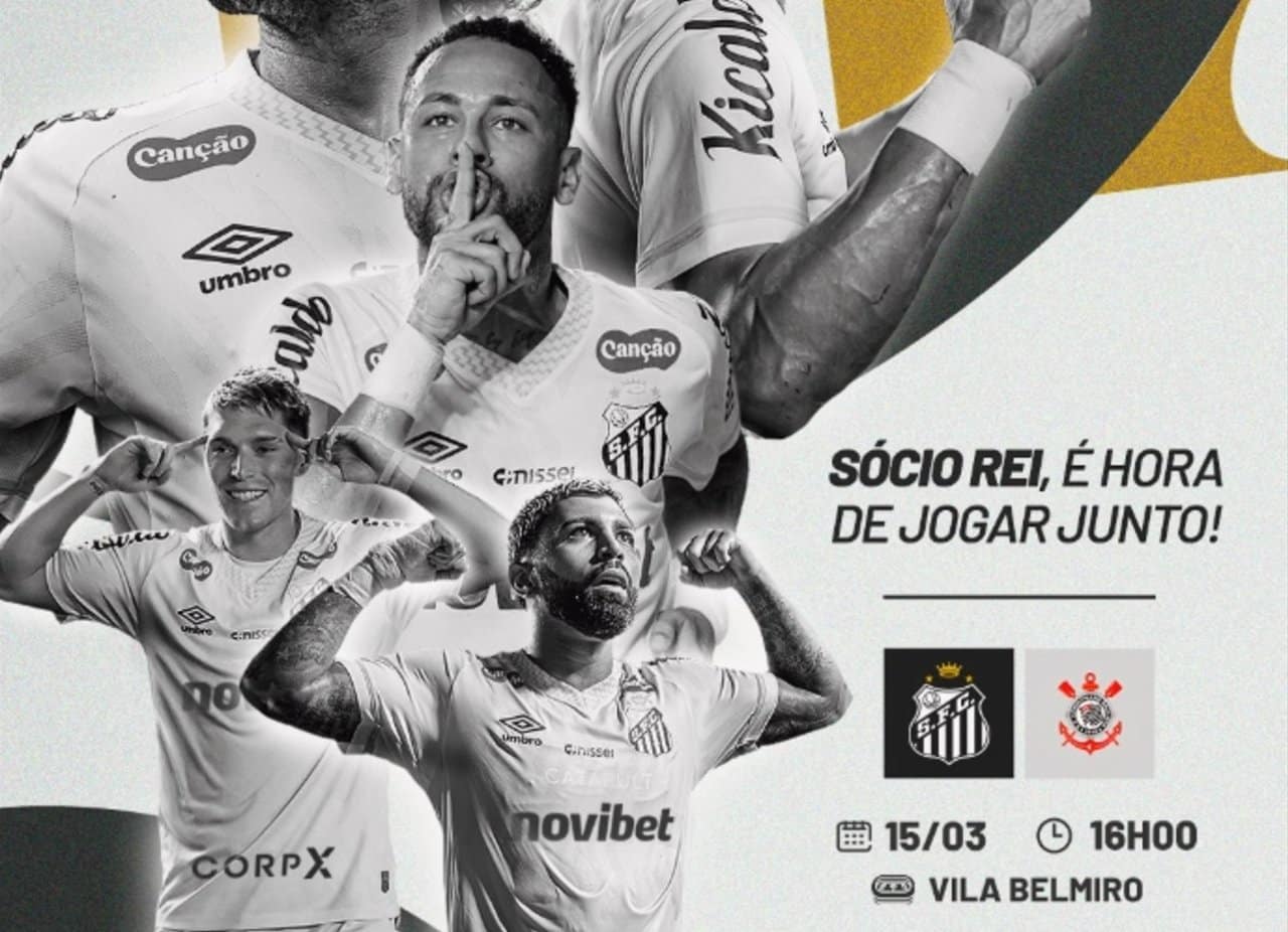 Santos x Corinthians - X.com/ Santos