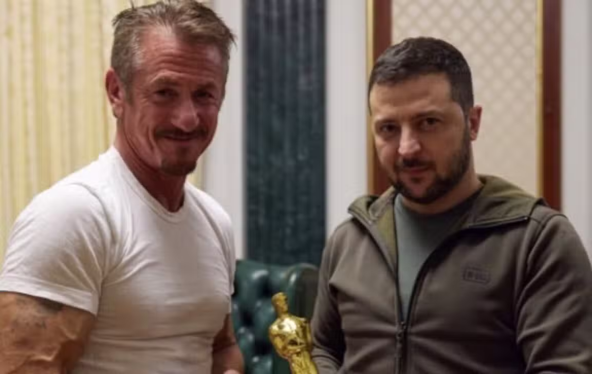 Sean Penn e Zelensky - @zelenskyy_official