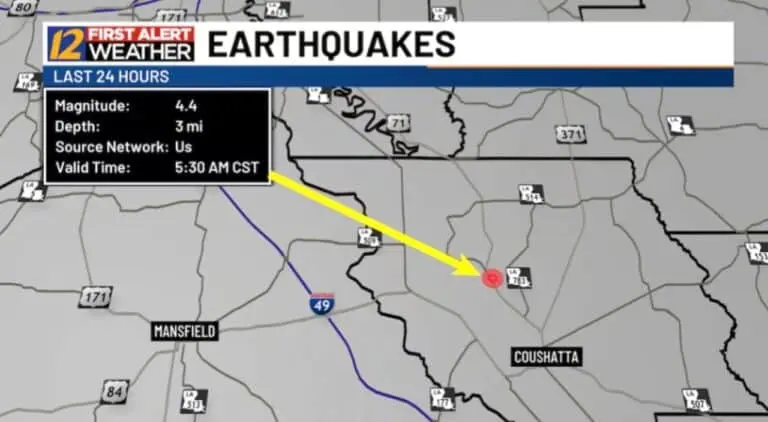 Terremoto Louisiana