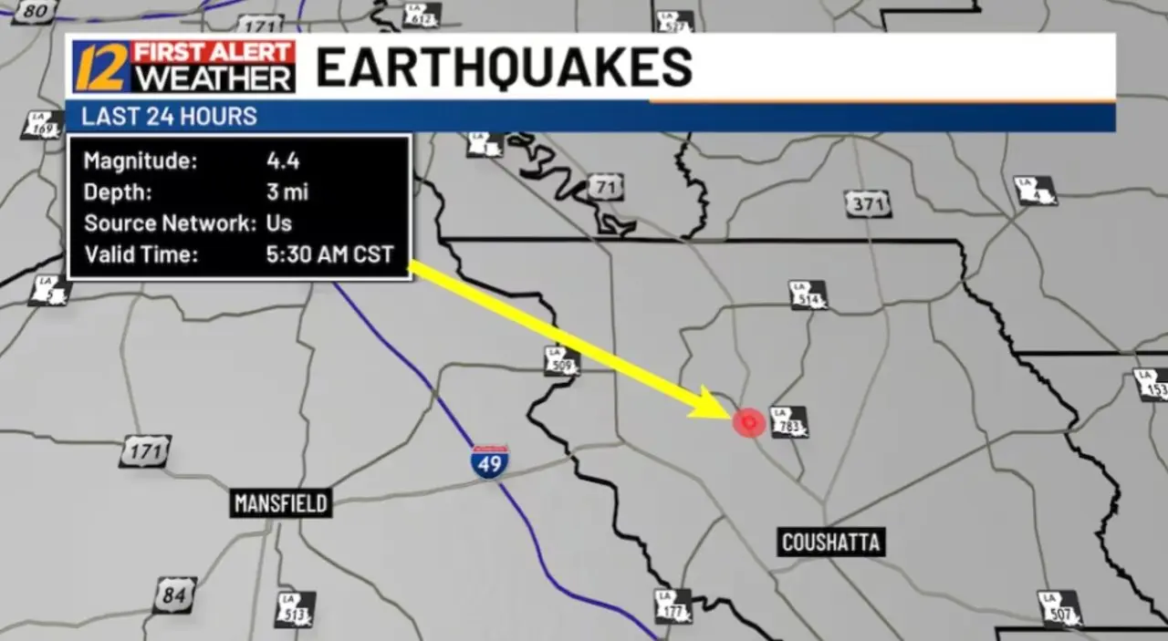 Terremoto Louisiana