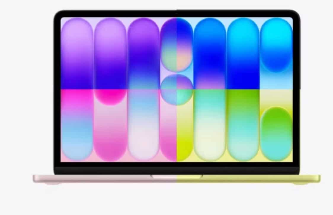 wallpapers do MacBook Neo - reprodução